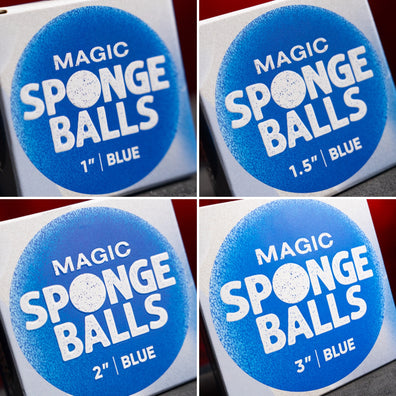 Magic Sponge Balls 4PK BLUE 1" by Murphy's Magic